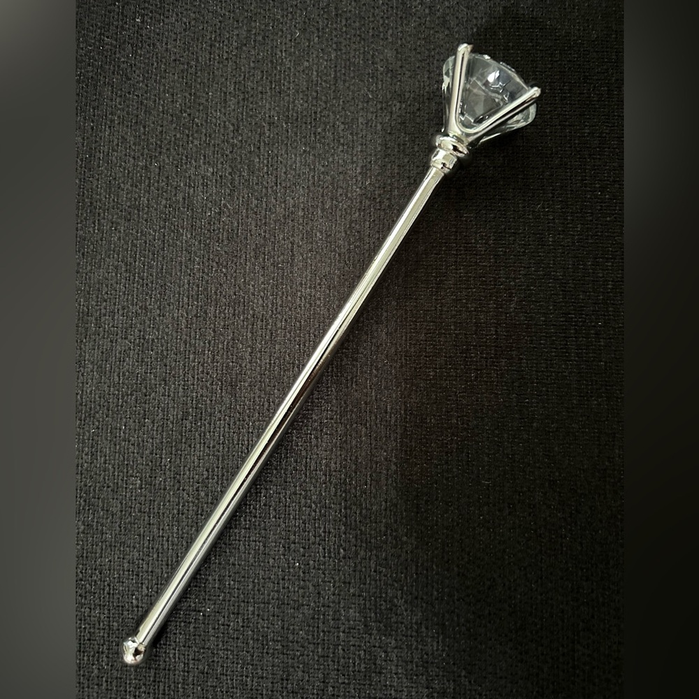 Diamond Top Shape Cocktail Stirrers set of 4 bride engagement bachelorette